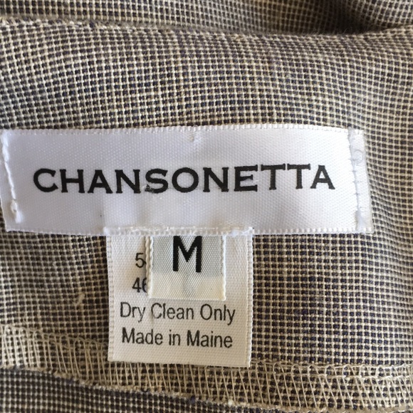 Chansonetta linen 👗 dress size M - Picture 6 of 6